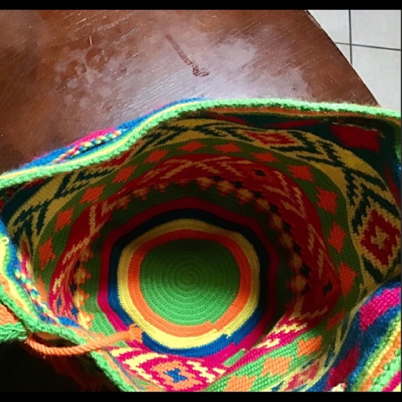 Authentic Wayuu mochila, Bag🧶🧶🧶🪡🪡🪡🧵🧵🧵🧵🪡 - Picture 5 of 9